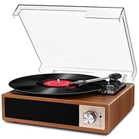 Amazon.co.jp: VOKSUN レコードプレーヤー Bluetooth送信と受信 USBで